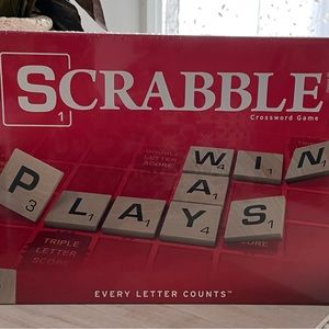 Scrabble Crossword Game By Hasbro Gaming New Unopened In Original Packaging